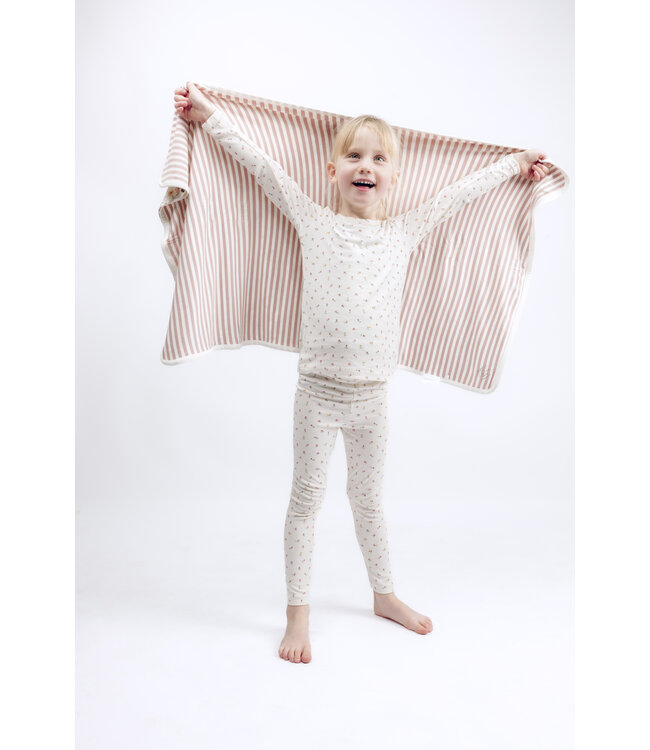 Hust and Claire Decke aus Bambusviskose Fubi Schmetterling - dusty rose