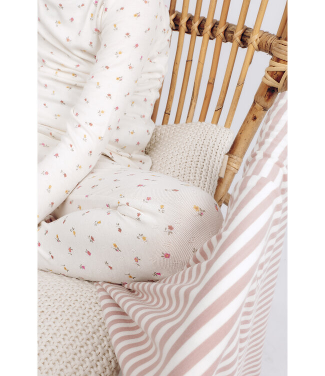 Hust and Claire Decke aus Bambusviskose Fubi Schmetterling - dusty rose