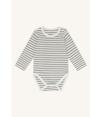 Hust and Claire Buller Body langarm Bambusviskose gestreift - Skyway