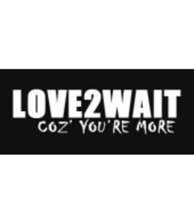 love2wait Love2wait Umstandsleggings glänzend - schwarz