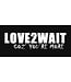 love2wait Love2wait Umstandsleggings glänzend - schwarz