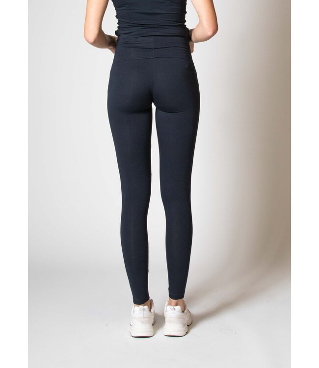 love2wait Leggings - Umstandsleggings - EcoVero Viskose - navy