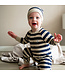 Cloby UV Baby-Overall Navy Stripe UPF50+