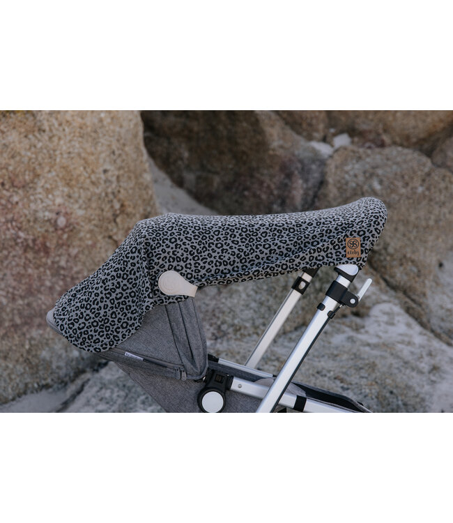 Cloby UV-Decke Leopard grey – UPF 50+