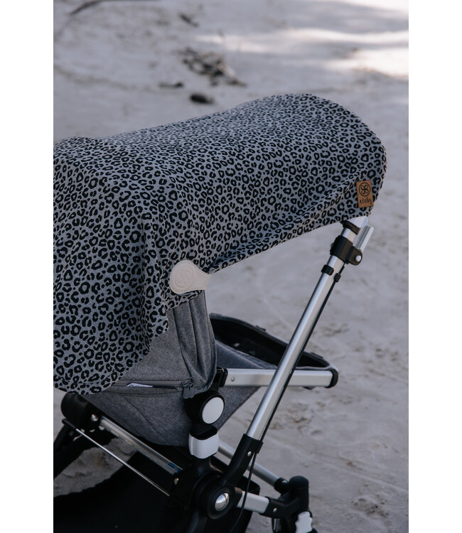 Cloby UV-Decke Leopard grey – UPF 50+