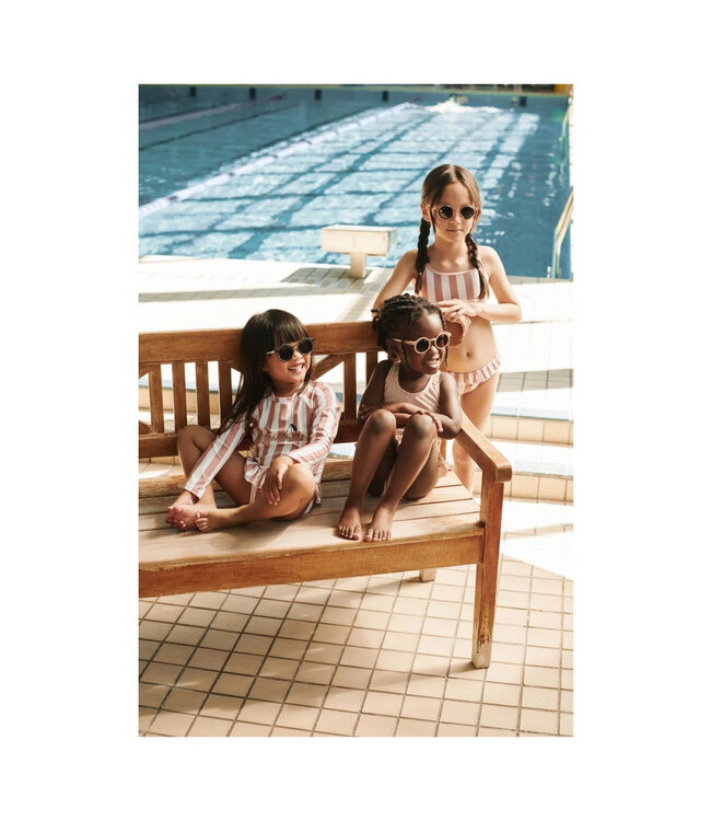 Liewood UV-Set Dagny mit Oberteil und Bikinihose gestreift UV40+