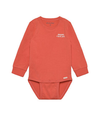 Minymo Body mitwachsend - Mom I love you - Biobaumwolle