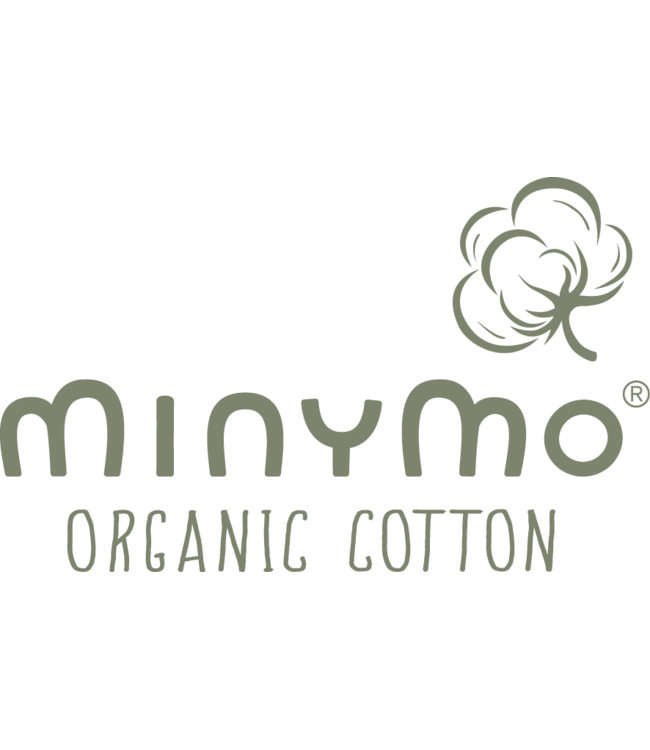 Minymo Body mitwachsend - Mom I love you - Biobaumwolle