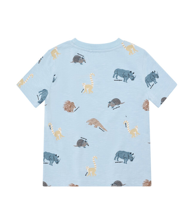 Minymo T-Shirt mit Tierdruck aus Biobaumwolle GOTS
