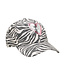 Minymo Cap Animalprint mit Pailettenherz aus Baumwolle
