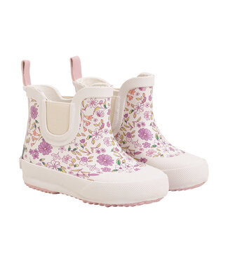 CeLaVi Stiefel aus Naturkautschuk kurzer Schaft - Blumen