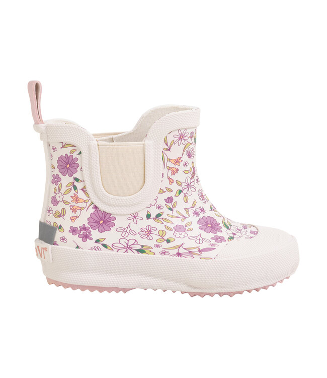 CeLaVi Stiefel aus Naturkautschuk kurzer Schaft - Blumen