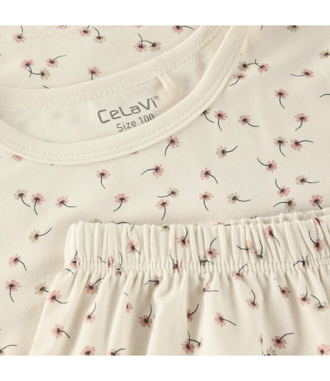 CeLaVi Pyjama Sommer Bambusviskose/Baumwolle - Blumen