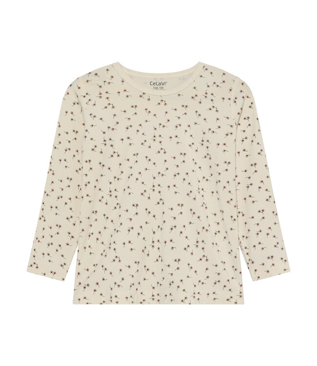 CeLaVi Pyjama Sommer langarm - Bambusviskose/Baumwolle - Blumen