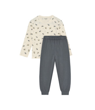 CeLaVi Pyjama Sommer langarm - Bambusviskose/Baumwolle - Schildkröten