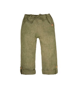 Pure Pure (Pure Pure by Bauer) Hose aus Leinen - forest