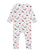 Hust and Claire Pyjama Mulle aus Bambusviskose mit Reissverschluss - Schmetterlinge - ivory