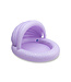SWIM ESSENTIALS Kinder Pool Leopard - Ø 100 cm Lila mit Sonnendach