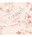 Fixoni Bodykleid kurzarm aus Bambusviskose - Blumen - soft pink