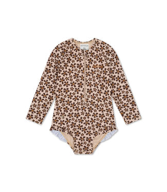 SWIM ESSENTIALS Badekleid Wildblumen langarm UPF50+