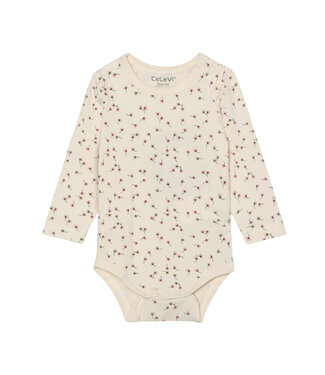 CeLaVi Body langarm Bambusviskose/Baumwolle - Blumen