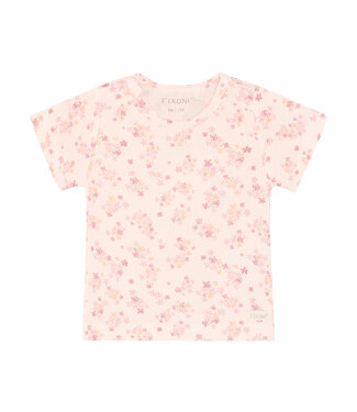 Fixoni Shirt kurzarm aus Bambusviskose Blümchen