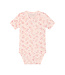 Fixoni Body kurzarm aus Bambusviskose - Blumen - soft pink