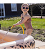 SWIM ESSENTIALS XL family Swimming Pool Leopard beige