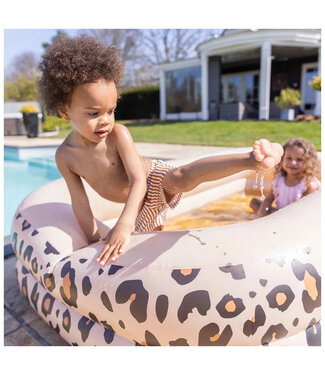 SWIM ESSENTIALS XL family Swimming Pool Leopard beige