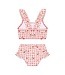 Hust and Claire Bikini Hala UV 50+ - kariert mit Erdbeeren