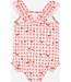 Hust and Claire UV 50+ Badekleid Madiken kariert mit Erdbeeren