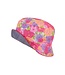 Pure Pure (Pure Pure by Bauer) Sonnenhut wendbar Blumen/jeansblau Biobaumwolle