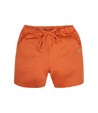 Pure Pure (Pure Pure by Bauer) Shorts aus Bio-Baumwolle/Leinen orange