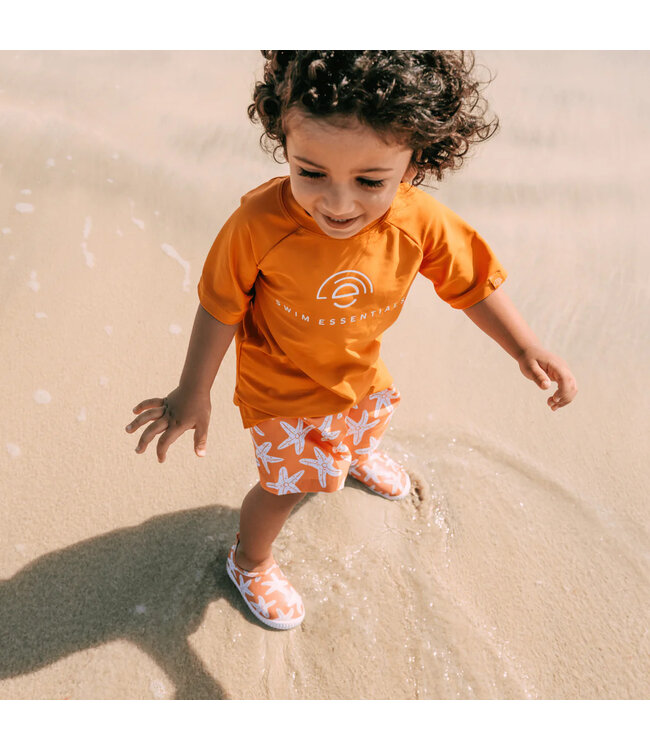SWIM ESSENTIALS UV 50+ Shirt kurzarm zum Baden orange