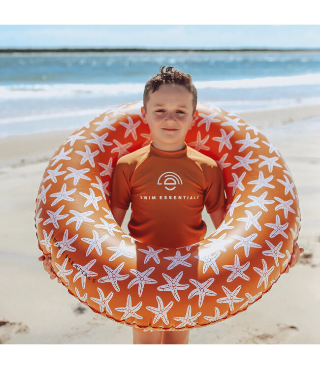 SWIM ESSENTIALS UV 50+ Shirt kurzarm zum Baden orange
