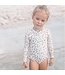 SWIM ESSENTIALS Badekleid Leopard langarm UPF50+
