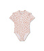 SWIM ESSENTIALS Badekleid kurzarm Leopard neutral UPF50+