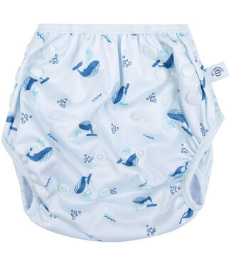 SWIM ESSENTIALS Schwimmwindel grössenverstellbar UV50+  - Wal