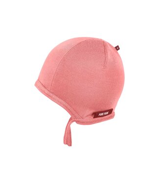 Pure Pure (Pure Pure by Bauer) Baby Bindemütze aus Modal - rosa
