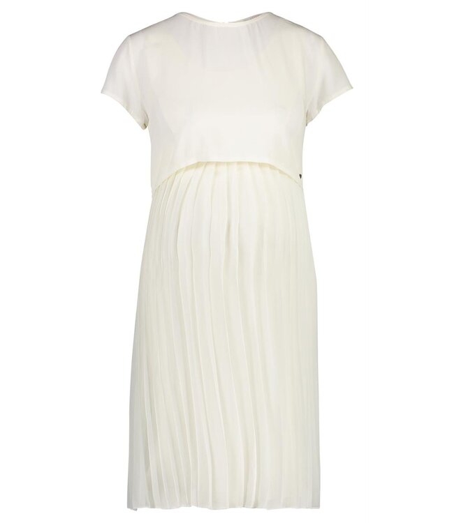 Esprit Stillkleid - Umstandskleid - festlich weiss