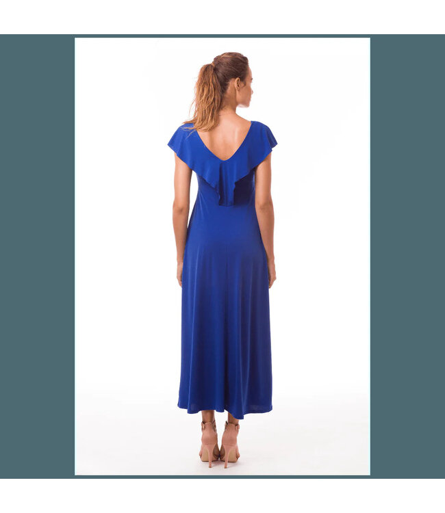 Pomkin Paris Stillkleid - Umstandskleid - Nevena bodenlang blau