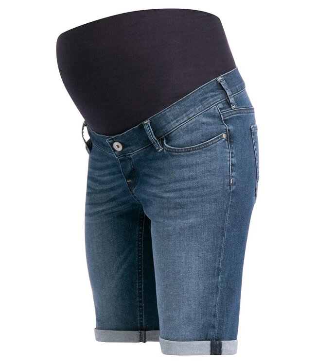 Noppies Shorts Jeans Schwangerschaft - OTB Philo - Indigo Blue