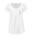 love2wait Umstands- und Stillshirt aus Biobaumwolle - weiss