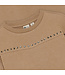 Daily7 Langarm Sweatkleid aus Biobaumwolle - affogat