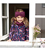 Enfant Terrible Drehkleid Pferdedruck - Kleid langarm - Biobaumwolle - midnight
