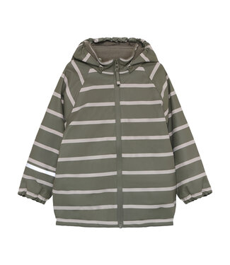 CeLaVi Gefütterte Regenjacke gestreift - mulled basil