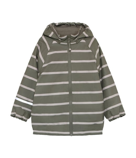 CeLaVi Gefütterte Regenjacke gestreift - mulled basil
