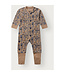 Hust and Claire Pyjama mit Reissverschluss Fahrzeuge - Wolle/Bambusviskose - biscuit