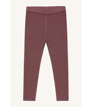 Hust and Claire Laki Leggings - Wolle/Bambusviskose - old rose