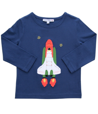 Enfant Terrible Shirt langarm aus Biobaumwolle Rakete